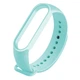 Силиконовый ремешок MRK для фитнес браслета Xiaomi Mi Band 6/5 светло-голубой (30) с металлической кнопкой (mrk3129) - изображение 6