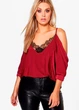Блузка жіноча Boohoo бордова, розмір 3XL (STK002796-09) - зображення 1