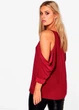 Блузка жіноча Boohoo бордова, розмір 3XL (STK002796-09) - зображення 2