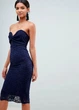 Темно-синие платье футляр Asos L Stk003021 - изображение 1