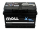 Акумулятор MOLL X-Tra Charge 74Ah 700A R+ (LB3) Германия Аккумулятор для легковых авто 700А - изображение 1