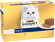 Мультипак упаковка влажного корма для взрослых кошек Purina Gourmet Gold Паштет с тунцем, с курицей, с кроликом, с индейкой 85 г х 12 шт (8445291106291/8445291106307) - изображение 2