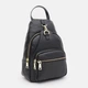 Рюкзак женский из натуральной кожи 7 л Laras K10162 Черный (ROZ6400034392) - изображение 3