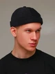 Кепка докер Docker cap Чорна OneSize без козирка без логотипу - зображення 1