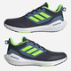 Buty sportowe chłopięce lekkie adidas EQ21 Run 2.0 GY4361 35.5 (3.5UK) Czarne (4065426055535) - obraz 4