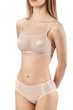 Комплект женский топ и трусики-слипы из сеточки в горошек и кружева Lingerie Жасмин 2002+276-1294г L - изображение 8