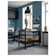 Робочий стіл IKEA BROR, чорний, соснова фанера, 110х55 см, 303.332.86 - изображение 9