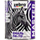 Емаль алкідна ПФ-115 універсальна ZEBRA MASTER 0.8кг Синій - зображення 1