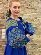 Красива сукня габардин S синя (38) - изображение 4