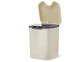 Відро для сміття 2 л з кришкою пластикове бежеве MVM BIN-06 2L BEIGE - зображення 1