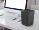 Ведро для мусора 2 л с крышкой пластиковое MVM BIN-06 2L ANTHRACITE - изображение 3
