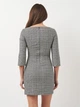 Сукня-футболка коротка осіння жіноча H&M 0724773_ч.б.астр.уз 40 Чорне з білим (KAY2000001117583) - зображення 3