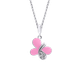 Серебряный кулон UmaUmi Бабочка, серебро 925, розовый 319571500611 - изображение 1