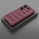 Силиконовый (TPU) чехол Deexe Terra Case для Xiaomi Redmi Note 13 Pro 4G - Wine Red - изображение 4