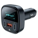 Автомобільний зарядний пристрій ACEFAST B5 101W (2C+A) metal car charger with OLED smart display (AFB5B) - зображення 1