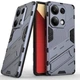 Защитный чехол с подставкой Deexe Bibercas для Xiaomi Redmi Note 13 Pro 4G / Poco M6 Pro - Dark Blue - изображение 1