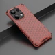 Защитный чехол Deexe Honeycomb Series для Xiaomi Redmi Note 13 - Red - изображение 2