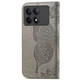 Чохол-книжка з малюнком UniCase Butterfly Pattern для Xiaomi Poco X6 Pro - Grey - зображення 5