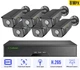 Комплект видеонаблюдения G.Craftsman 6 IP камер 8MP с POE видеорегистратором - изображение 1