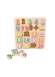 Деревянный пазл-головоломка Цифры 24 шт разноцветный Playtive - изображение 1