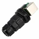 Разъем герметичный RJ45 серии SZC-19-RJ45, 2 x 8P8C розетка двойная с крышкой - изображение 2