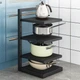 Кухонна полиця для зберігання каструль, 3 рівня Kitchen shelf for storing pots / Полиця на кухню для посуду - зображення 1
