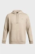 Чоловіче бежеве худі UA Essential Fleece Hoodie Under Armour MD 1373880-203 - изображение 4