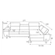 Кутовий диван Molina Mini Wersal 277x90x189 (MOLINA_MINI_PRAWY) 168400 - изображение 2