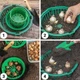 Корзинка для луковиц круглая 28.5 см Зелёная - изображение 3