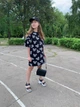 Жіноча сукня оверсайз Koala Fashion Міккі Маус XL чорний - изображение 1