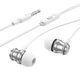 Навушники BOROFONE Platinum metal universal earphones with microphone BM75 |1.2m, Hi-Fi| сріблясті - зображення 3