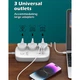 Удлинитель сетевой LDNIO SC3416 |2USB/2Type-C, 3Sockets. QC/PD, 65W/5A, 2m EU Plug| белый - изображение 7