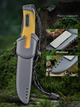 Ніж туристичний HX Outdoors Handao 3rd Generation Outdoor Knife Black (TD-17B) - зображення 5