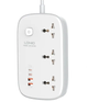 Подовжувач мережевий Ldnio SC3416 3 Sockets USB Type-C 65W White - зображення 1