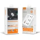 Подовжувач мережевий Ldnio SC3416 3 Sockets USB Type-C 65W White - зображення 10