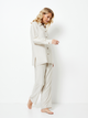 Домашній костюм (кофта + штани) Aruelle Amara set long XL Білий (5905616145518) - зображення 2