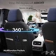 Набор автомобильных чехлов Amio Otom Sport Plus 103 Burgundy NZ Синих (OT78483) (784838) - изображение 3