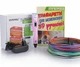 3D-ручка MYRIWELL 2 RP-100B Pink (ABS, PLA) + 109 метрів (20 кольорів) PLA пластику та Трафарети - зображення 1