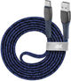 Кабель Rivacase USB Type-C - USB Type-A BL12 1.2 м Blue (PS6102BL12) - зображення 1