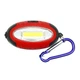 Ліхтар-брелок - 5822-COB+UV, червоний (ультрафіолет), магніт, 2xAAA - зображення 1