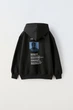 Худи детский Zara 1277/663 130 см Черный - изображение 2