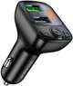 Автомобильный FM модулятор Borofone BC41 18W (QC3.0) порты 2 USB + Bluetooth + Digital Display Black (35023) - изображение 3