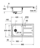 Мийка для кухні з нержавіючої сталі Grohe K400 [31566SD0] - зображення 7