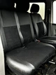 Авточохли комбіновані Pok-ter Unico 1 + 2 Mercedes Vaneo 2001-2005 еко шкіра + алькантара з чорною вставкою - зображення 2