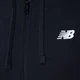 Толстовка на молнии с капюшоном женская New Balance Small Logo WJ41501BK L Черная (197375432038) - изображение 11