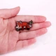 Брошь-значок BROCHE бижутерия Животные Енот оранжевая BRGV114065 - изображение 2