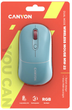Мышь Canyon MW-22 Dual Band RGB Wireless Dark Cyan (CNS-CMSW22DC) - изображение 6