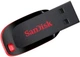 Флешка для ноутбука Flash SanDisk USB 2.0 Cruzer Blade 32Gb Black/Red (SDCZ50-032G-B35) - изображение 2