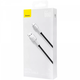 Кабель Baseus Cafule Metal Data USB to Type-C 66W 0.25m Cable Black - зображення 5