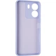Чехол Fiji Full Soft Premium для Xiaomi Redmi 13C противоударный бампер с микрофиброй Violet - изображение 3